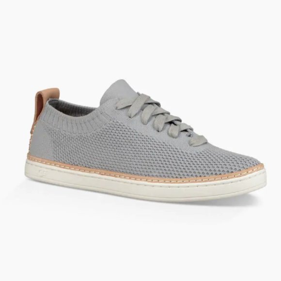 UGG Sidney Grey/Olive Knitted Trainers Sneakers - Picture 1 of 13